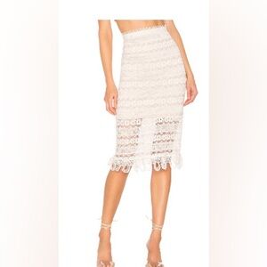 Elliott White Lace Terrace Skirt NWT - Small